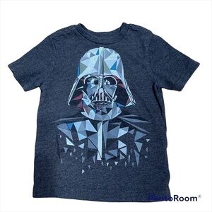 Disney Star Wars T-shirt 2T Gray Boys Toddler Darth Vader